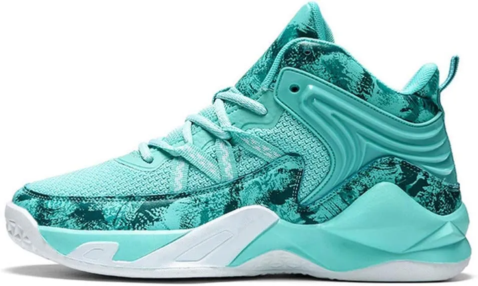 2021 Basketball Sneakers Male Students high Help wear Shoes Summer Youth Flying Weaving Running Shoes
