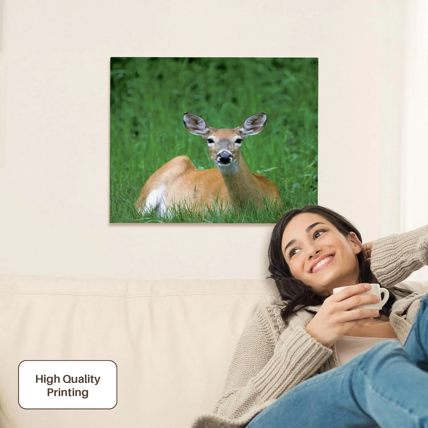 3dRose, Alberta, Waterton Lakes, Mule Deer wildlife-CN01 TGU0001 - Todd Gustafson, Museum Grade Canvas Wrap 20x16
