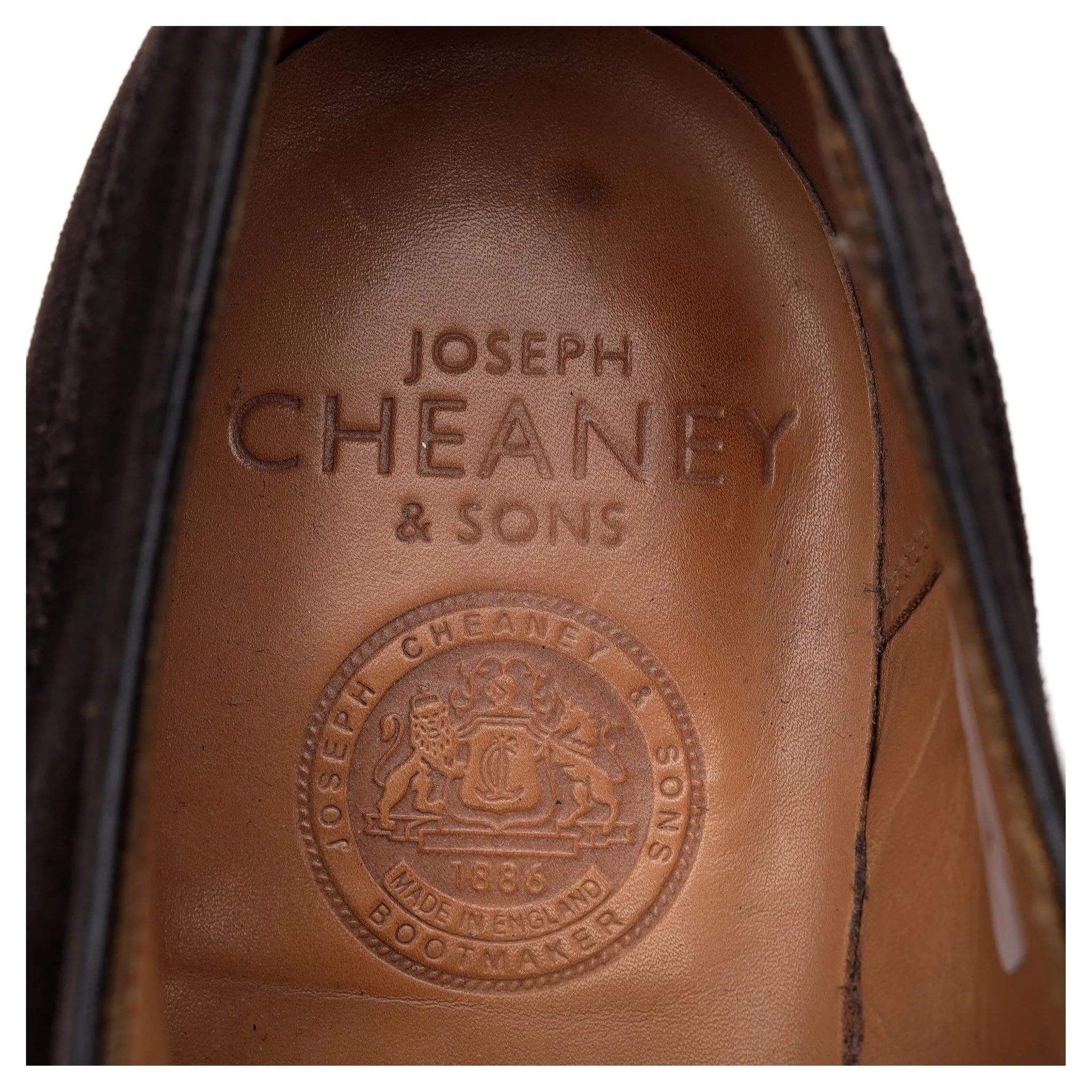 'Adelaide' Dark Brown Suede Oxford UK 7 F