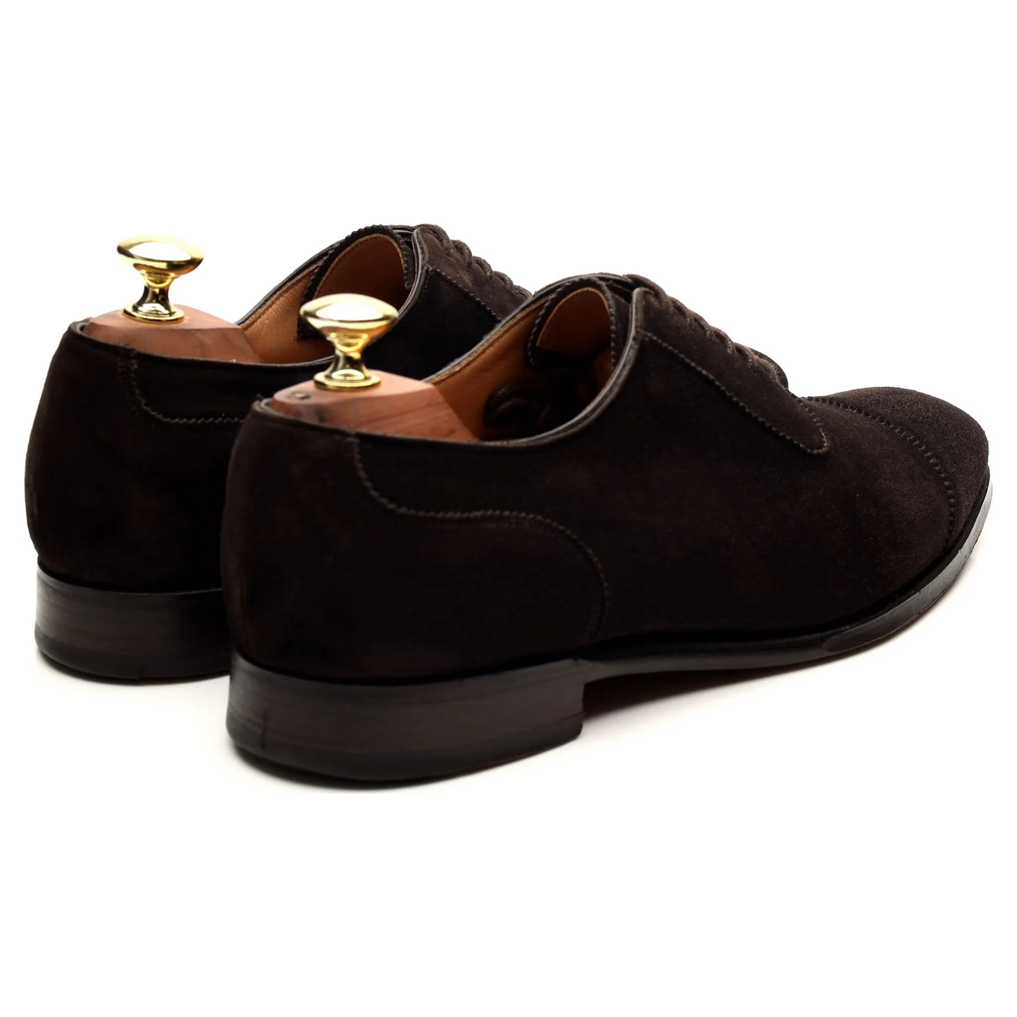 'Adelaide' Dark Brown Suede Oxford UK 7 F