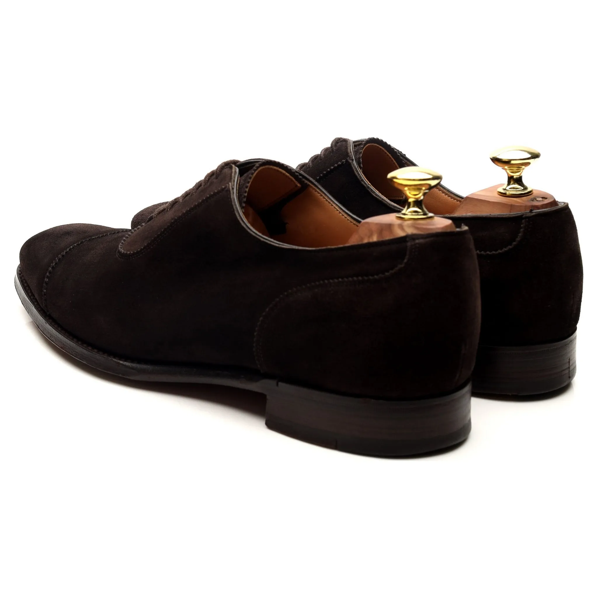 'Adelaide' Dark Brown Suede Oxford UK 7 F