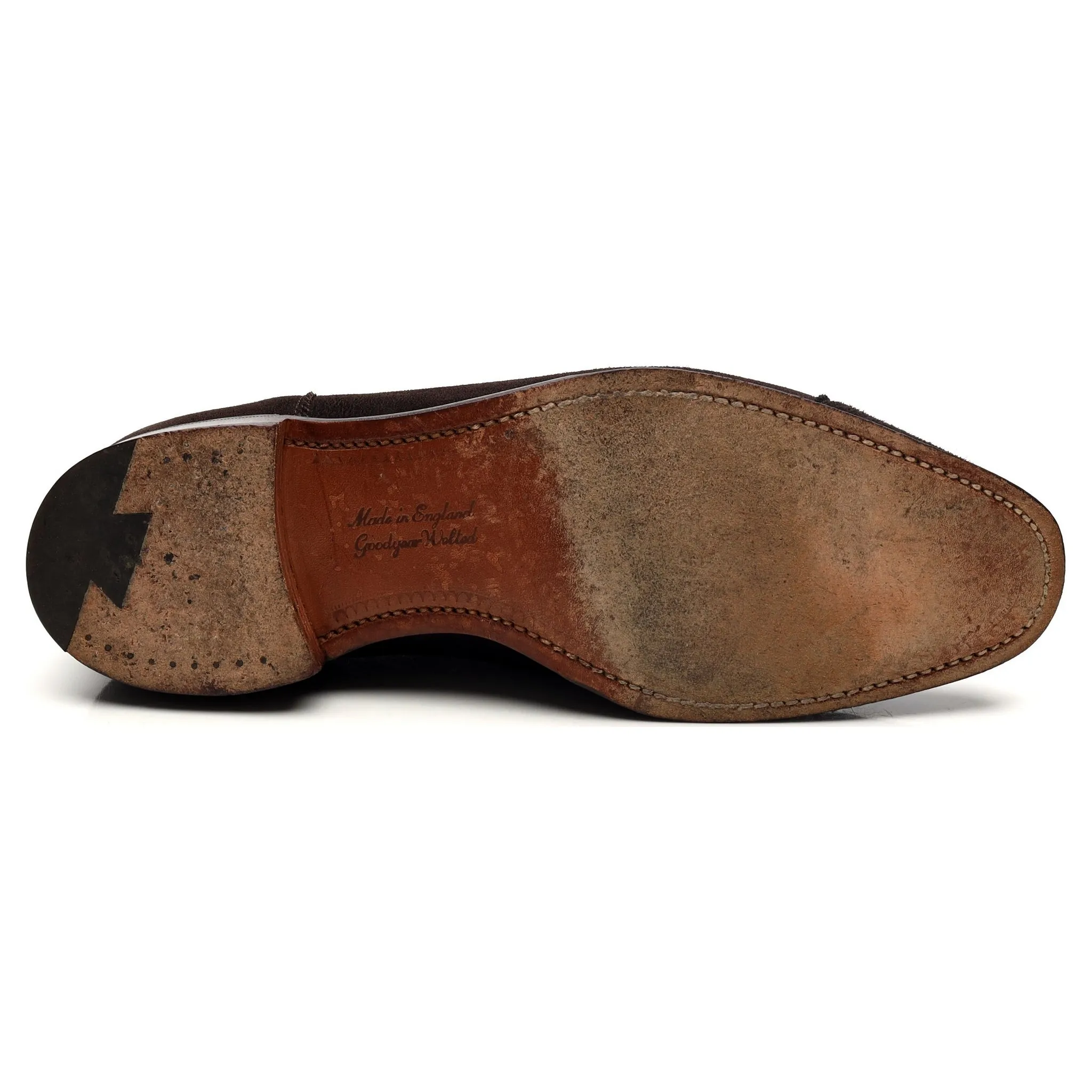 'Adelaide' Dark Brown Suede Oxford UK 7 F
