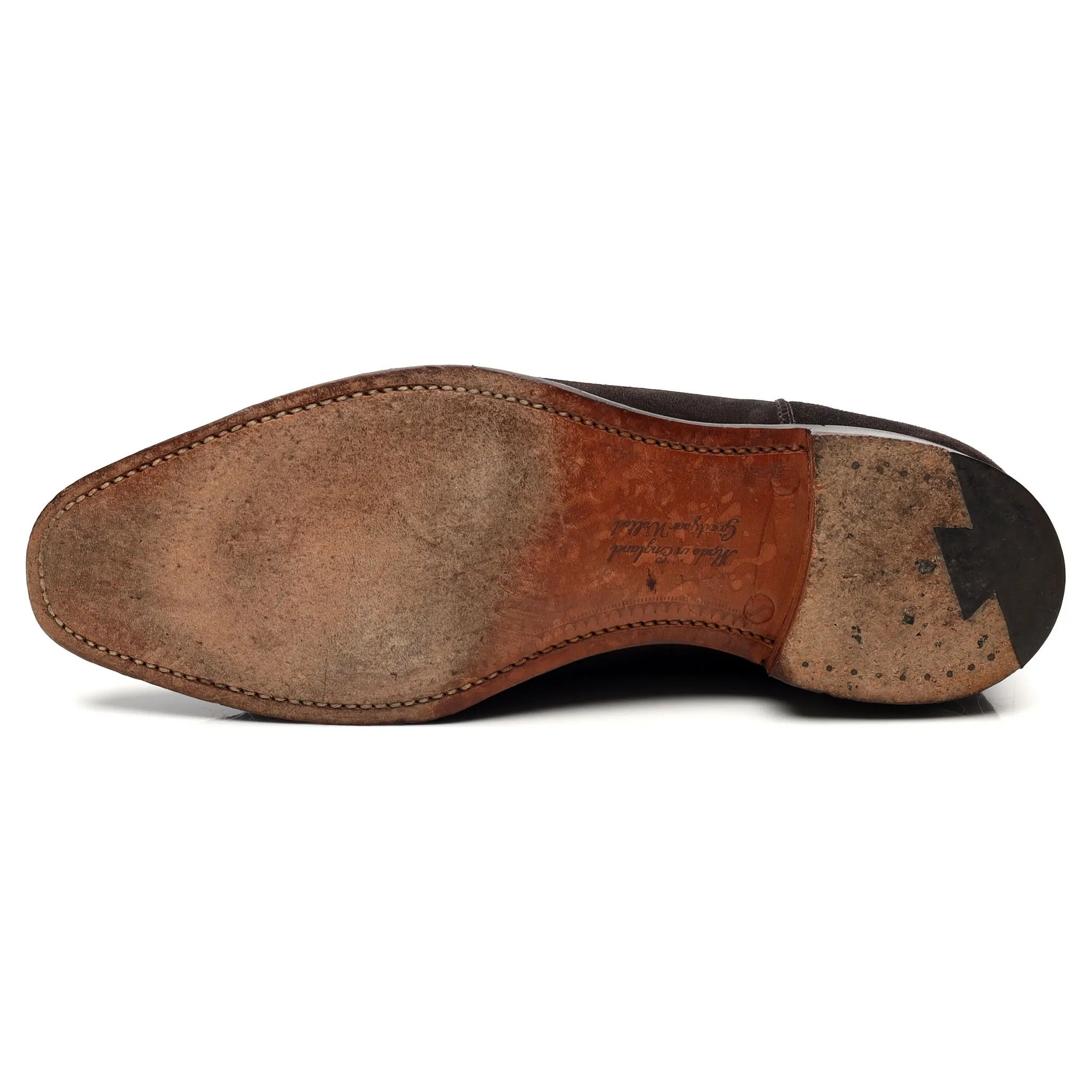 'Adelaide' Dark Brown Suede Oxford UK 7 F