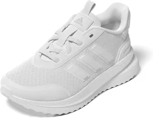 adidas X_PLR Path Sneaker, White/White/Grey, 1 US Unisex Little Kid