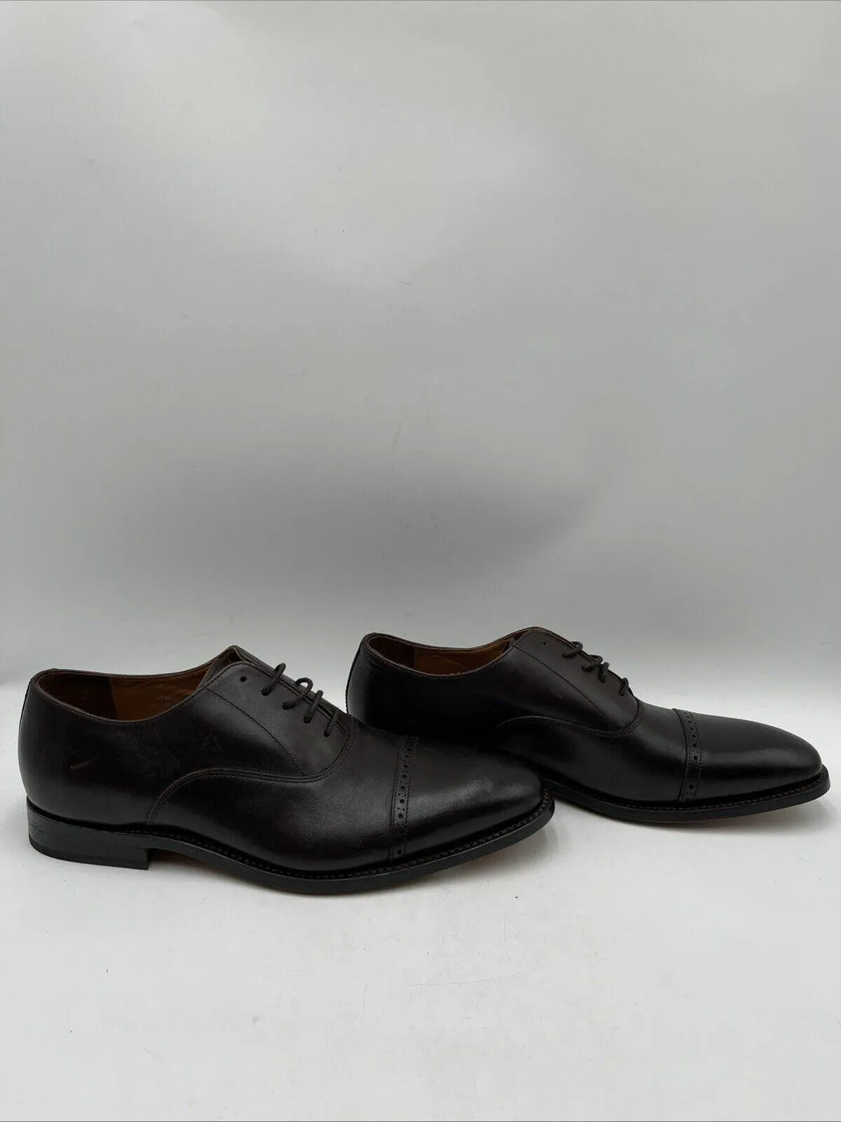 Allen Edmonds Men's Brady Cap Toe Oxford Brown Size 11.5D - Very Good