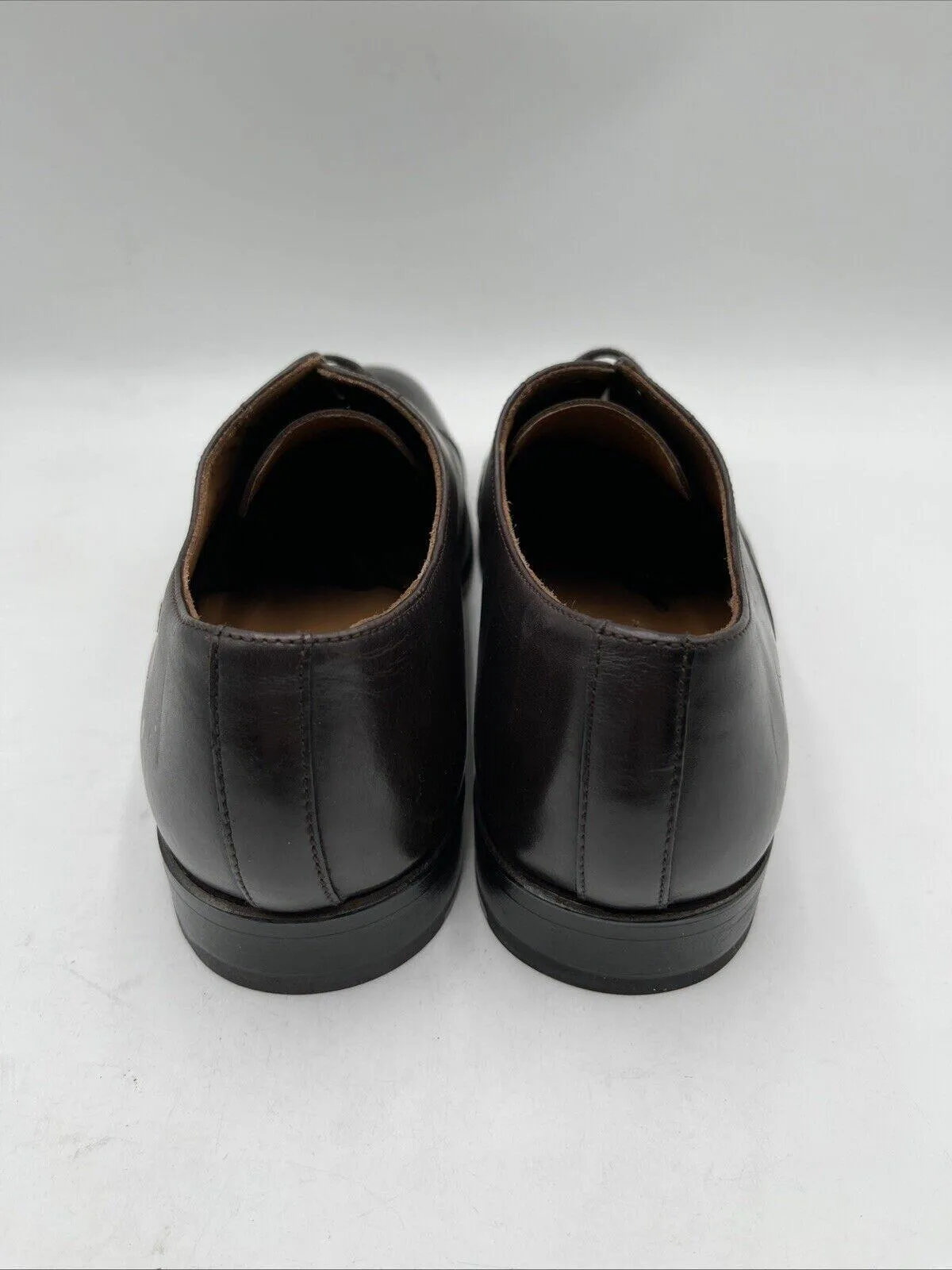 Allen Edmonds Men's Brady Cap Toe Oxford Brown Size 11.5D - Very Good