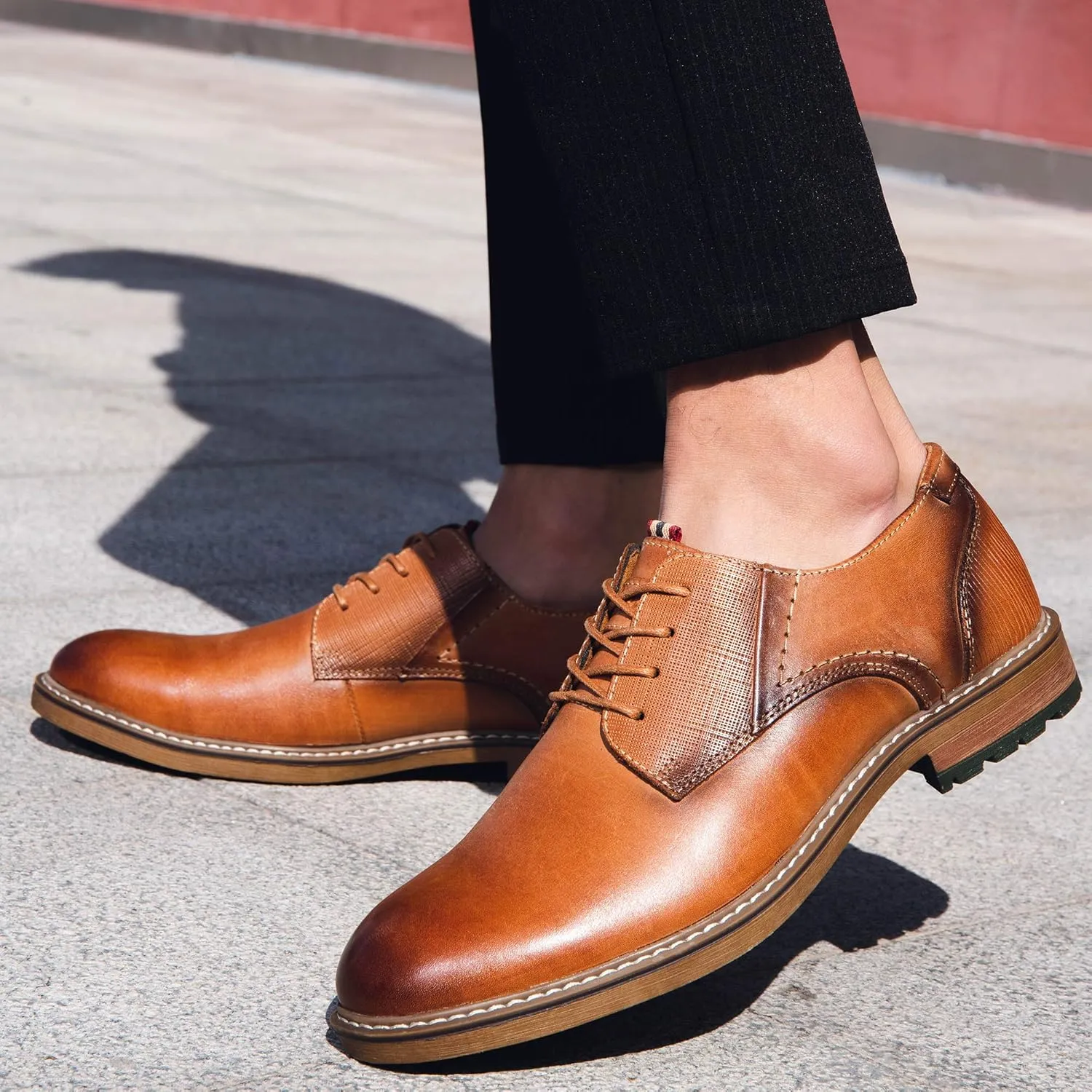 Arkbird Men's Leather Oxford Dress Shoes Stylish Formal Business Shoe for Men