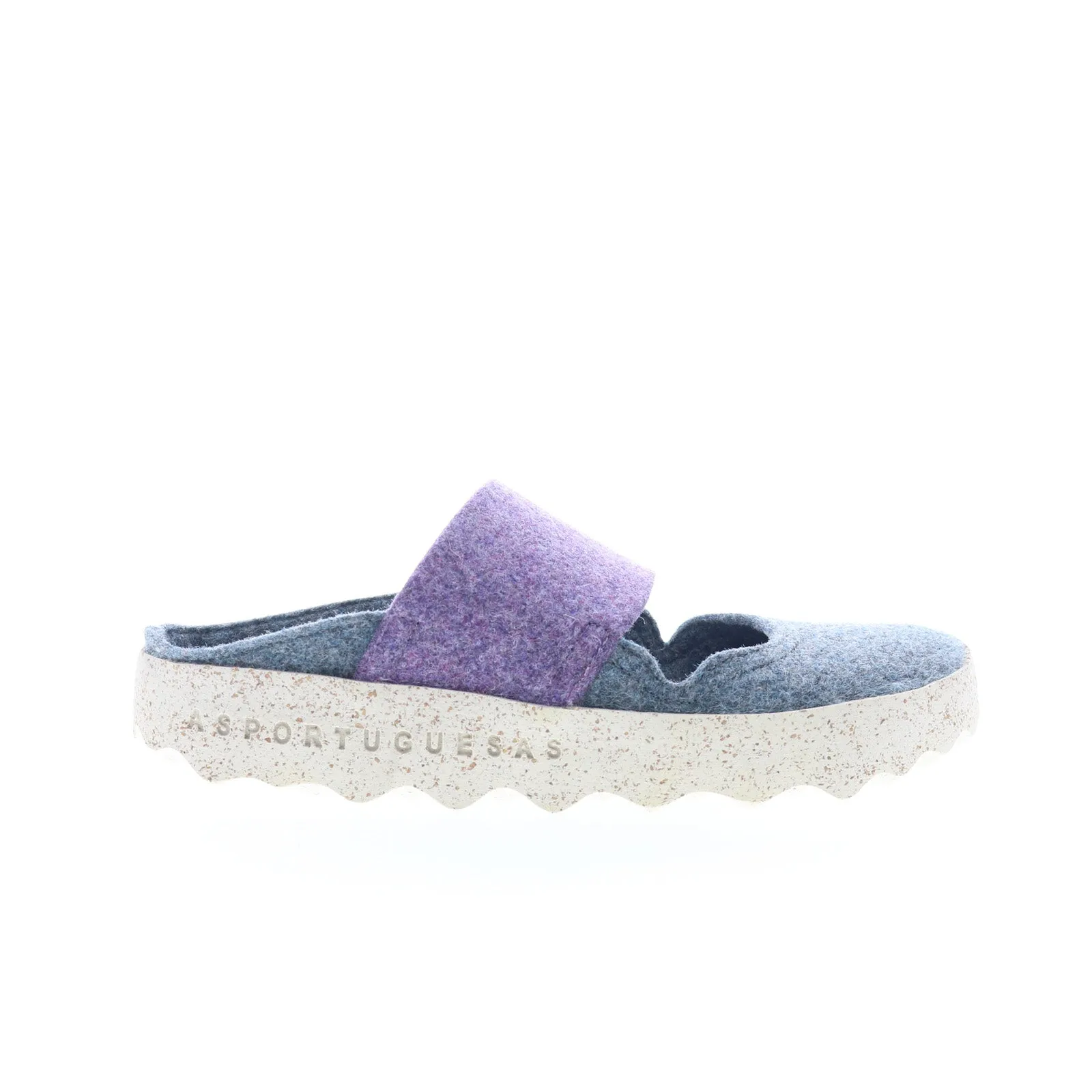 Asportuguesas Canu CANU185ASP-009 Womens Gray Slip On Mule Flats Shoes