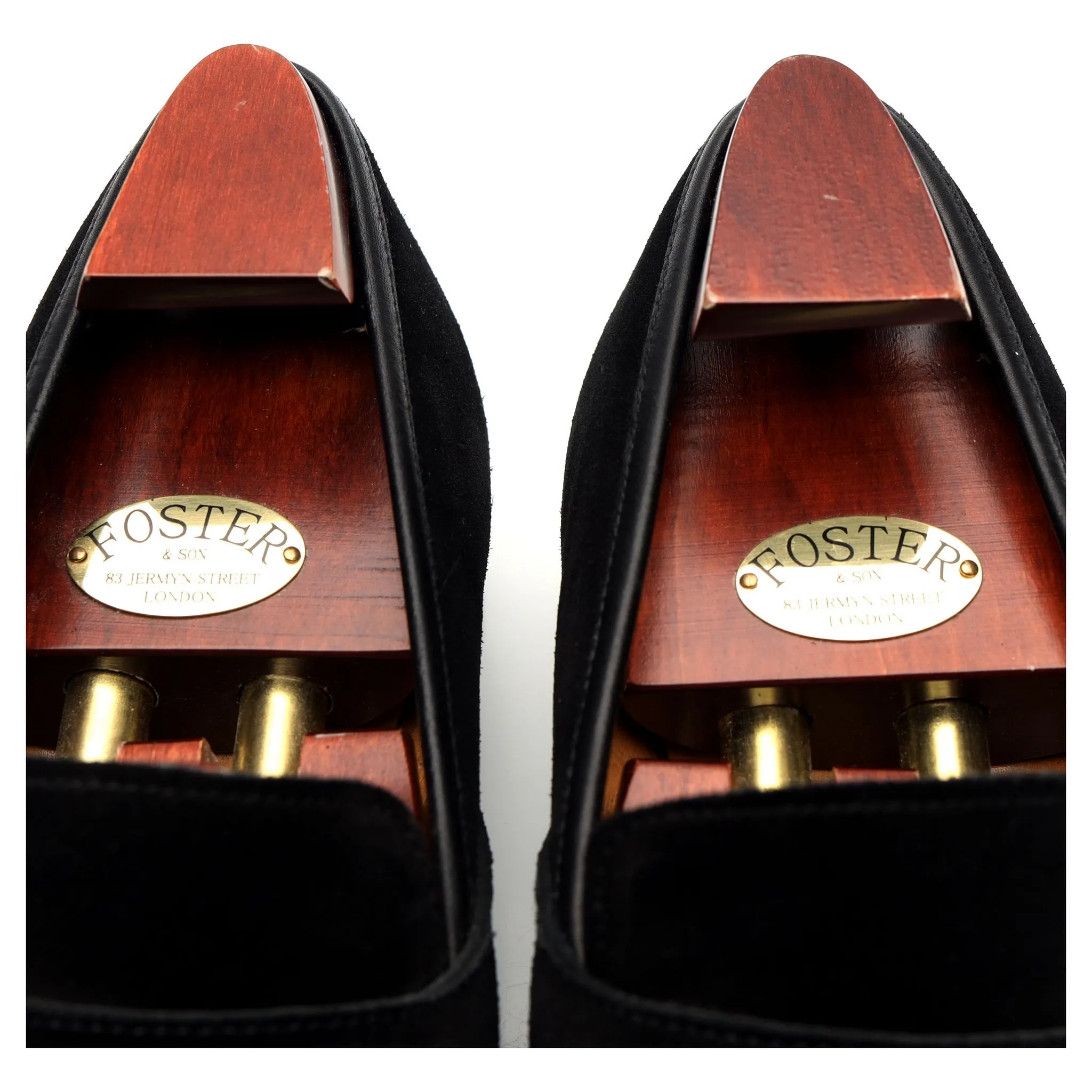'Aston' Black Suede Loafers UK 7.5 E