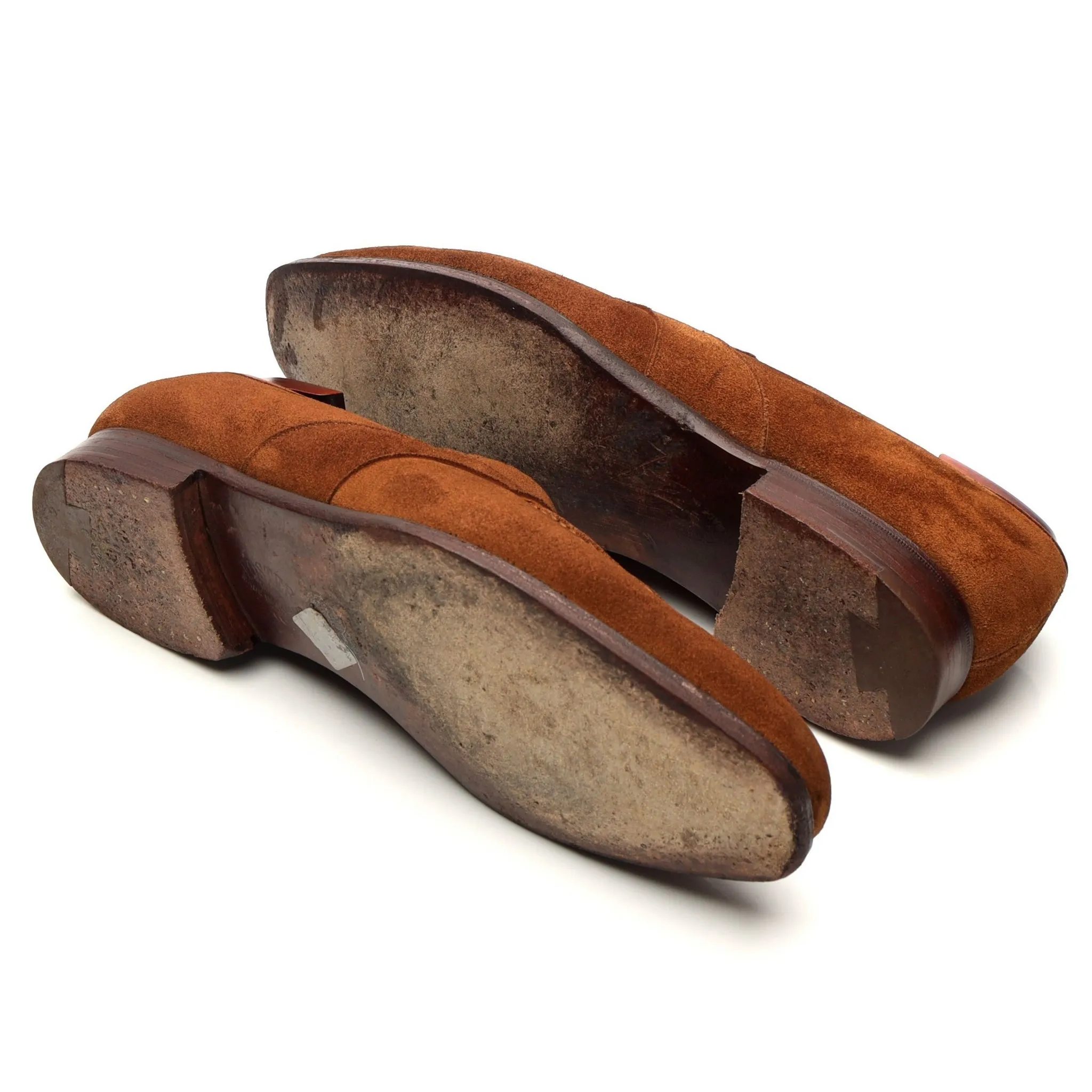 'Aston' Snuff Brown Suede Loafer UK 7.5 E