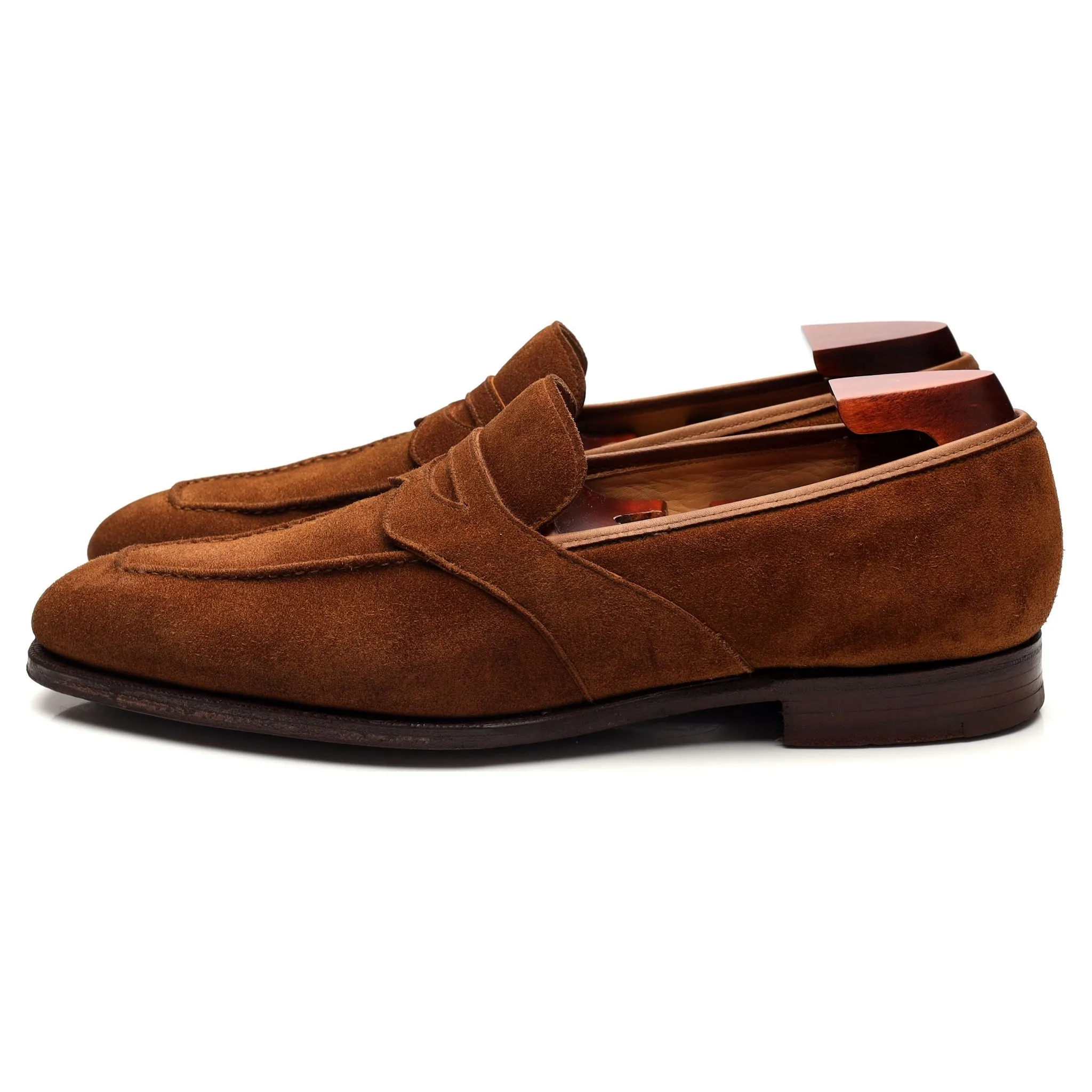 'Aston' Snuff Brown Suede Loafer UK 7.5 E