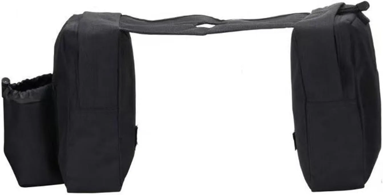 ATV Tank Bag Organizer, Quick Setup, Motorcycle Storage Solution for Vehicles, Black