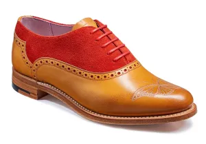Barker Gwen - Cedar Calf/Red Suede