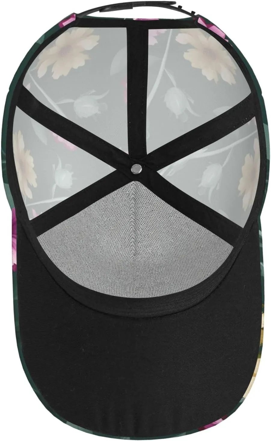 Beautiful Purple Flowers Men Women Baseball-Cap Twill Adjustable Dad-Hatï¼ŒPerformance Hat for Outdoor Activities