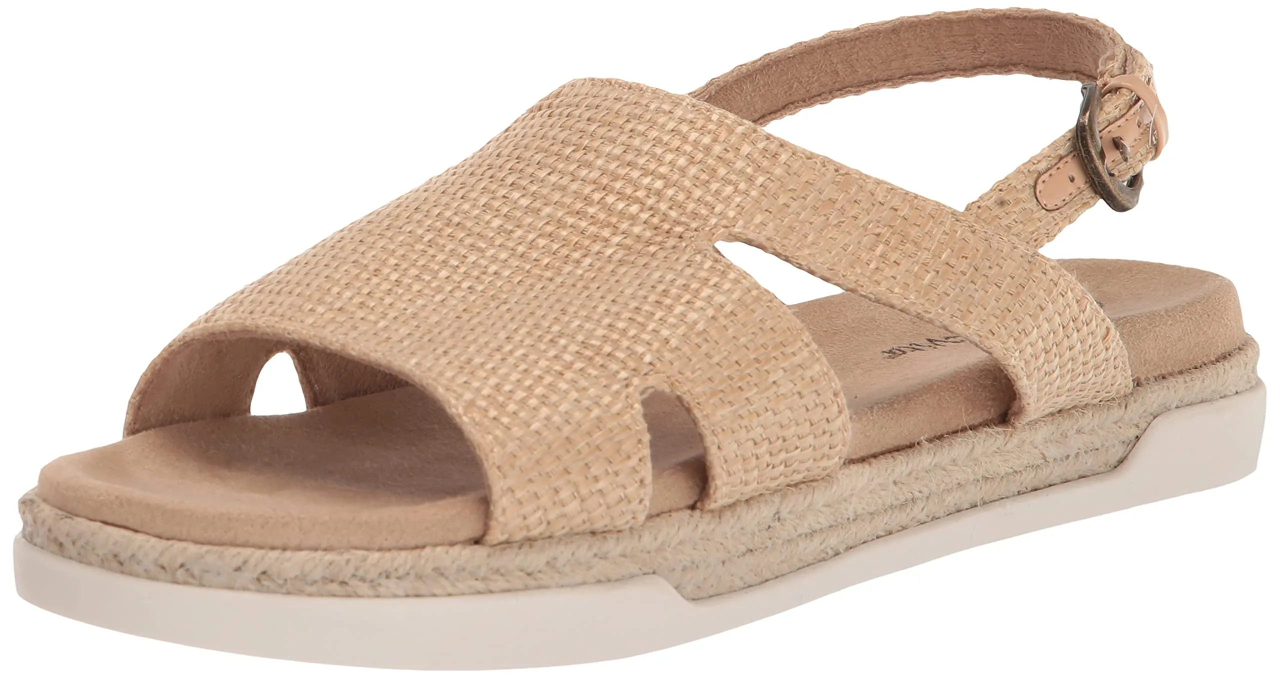 Bella Vita Women's Kato Platform Sandal, Natural Woven, 8.5