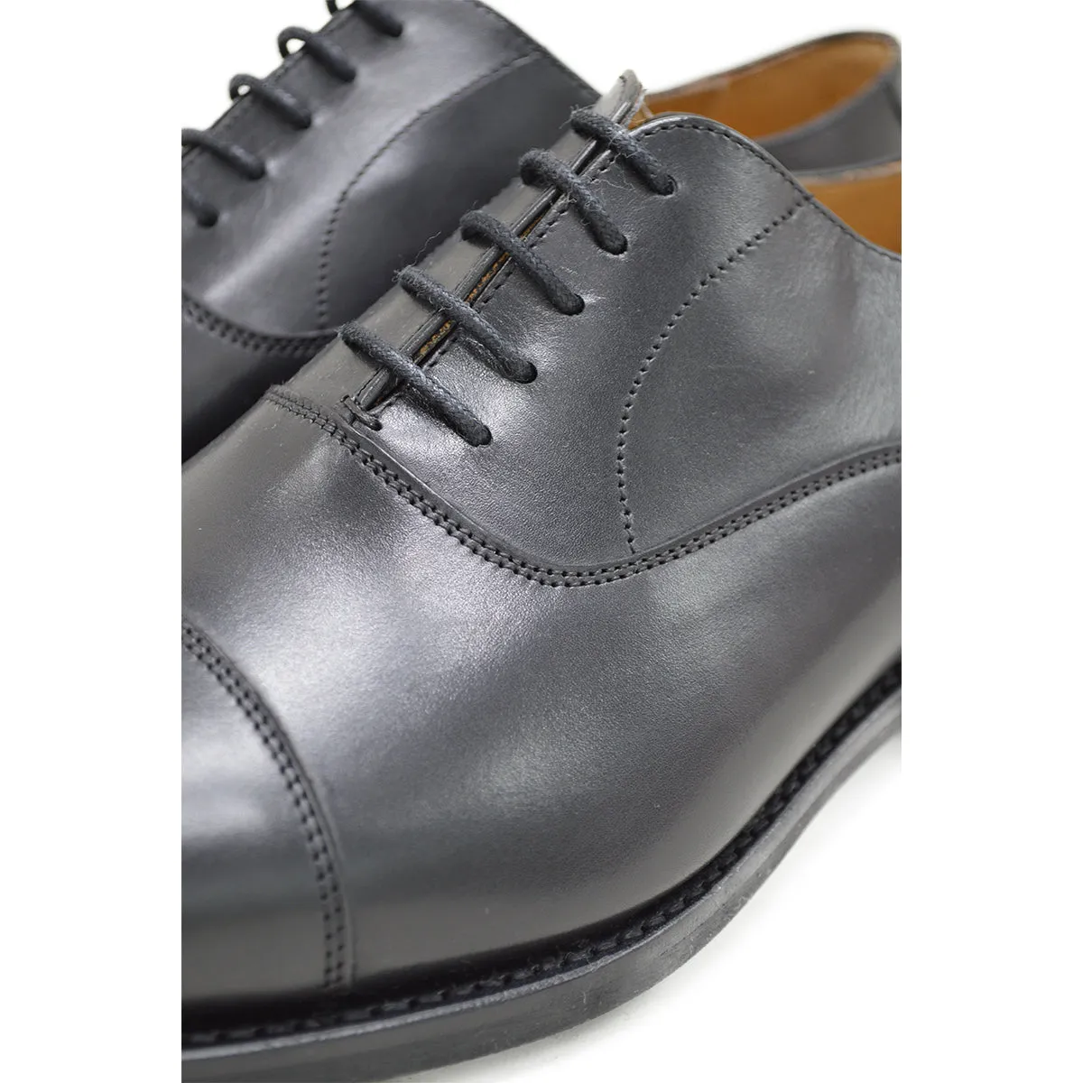 Berwick 1707 Oxford (3010) - Black Boxcalf (Dainite)