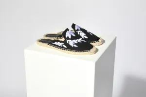 BETTY BASICS - FIESTA CANVAS MULE - BLACK