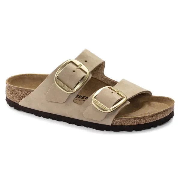 BIRKENSTOCK - 1024064 ARIZONA BIG BUCKLE MULE - SAND NUBUCK