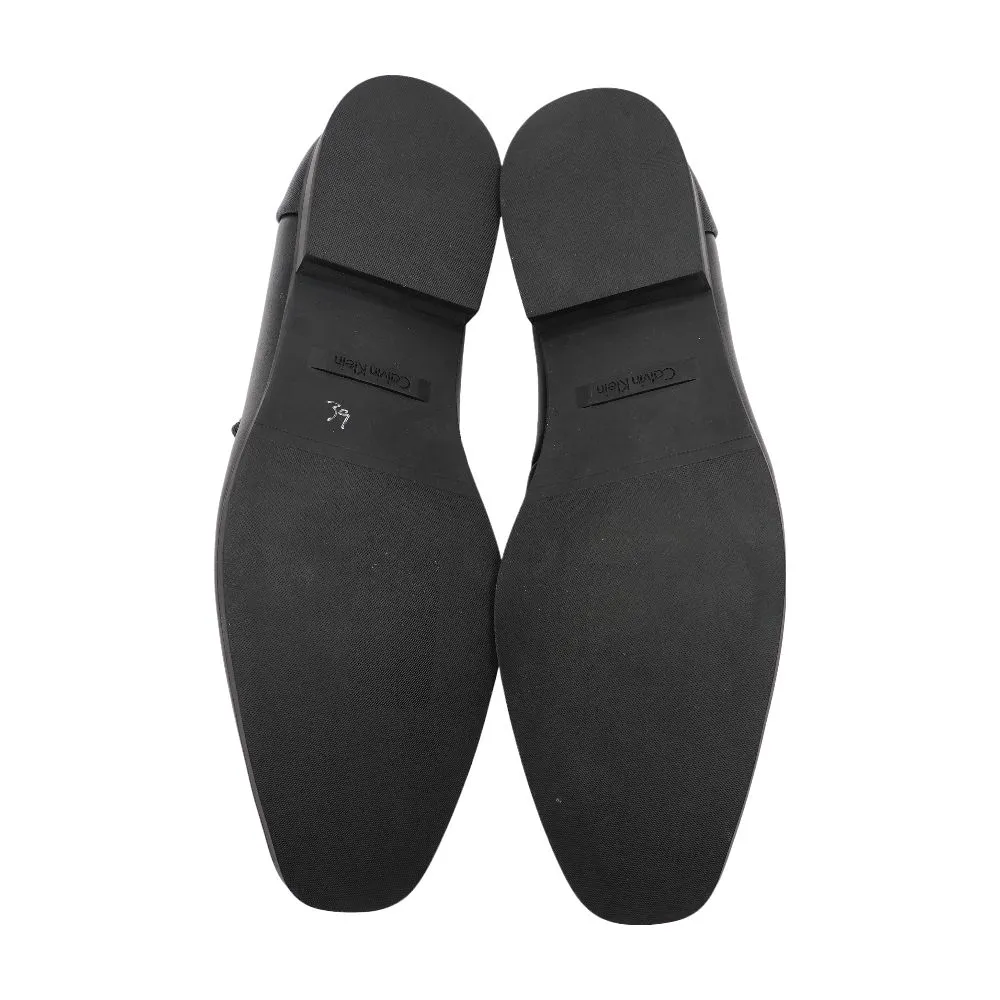 Black Leather Loafer Dress Shoes