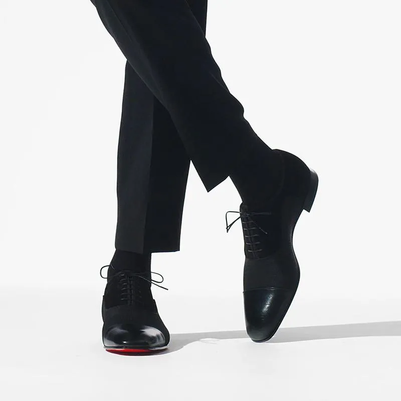 Black Suede Leather Shoes