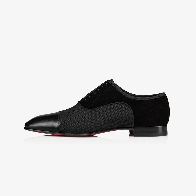 Black Suede Leather Shoes