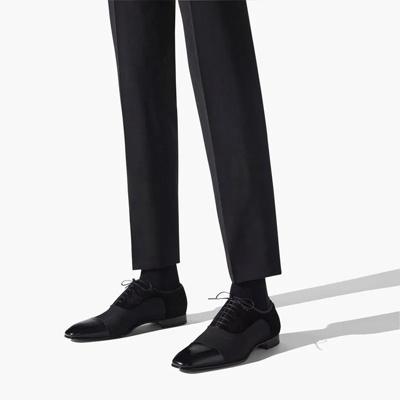 Black Suede Leather Shoes