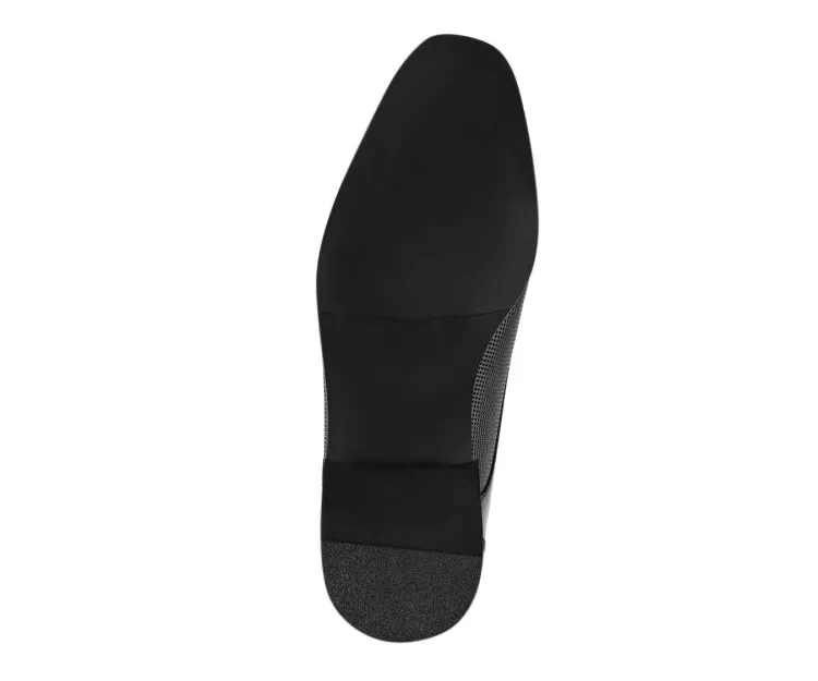 Brent Black Cap Toe Derbys