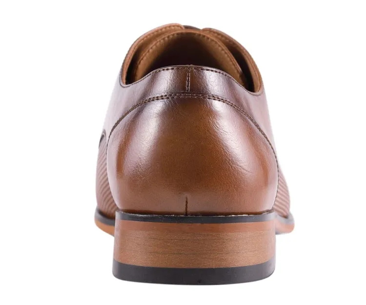 Brent Cognac Cap Toe Derbys