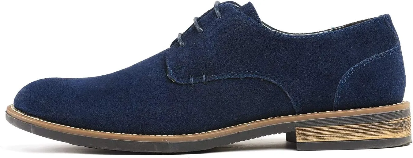 Bruno Marc Men's Urban Suede Leather Lace Up Oxfords Shoes