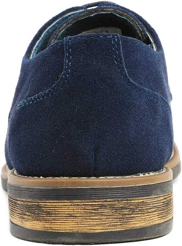 Bruno Marc Men's Urban Suede Leather Lace Up Oxfords Shoes