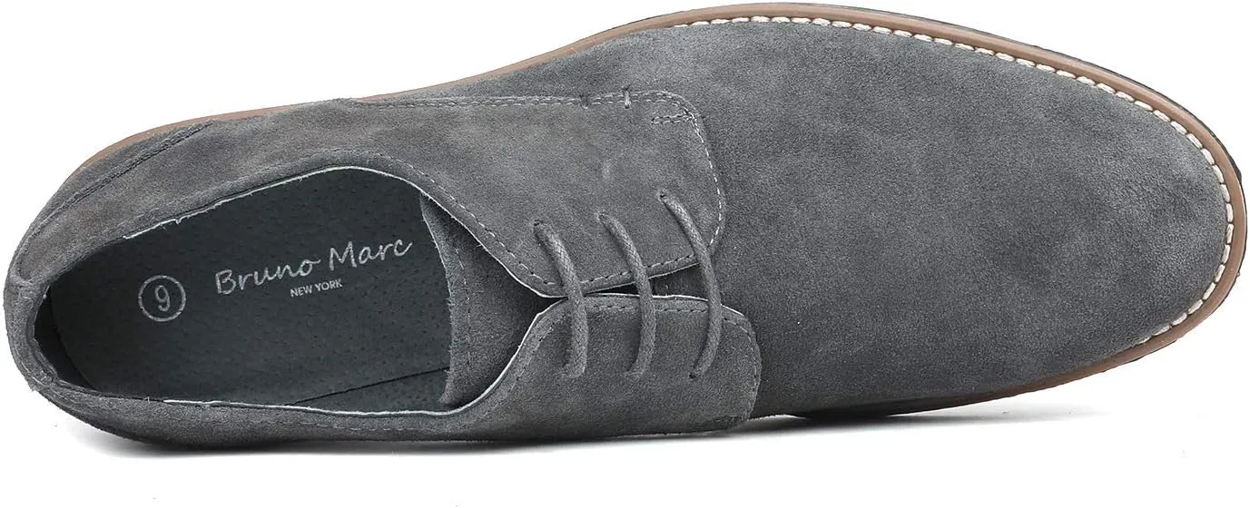 Bruno Marc Men's Urban Suede Leather Lace Up Oxfords Shoes