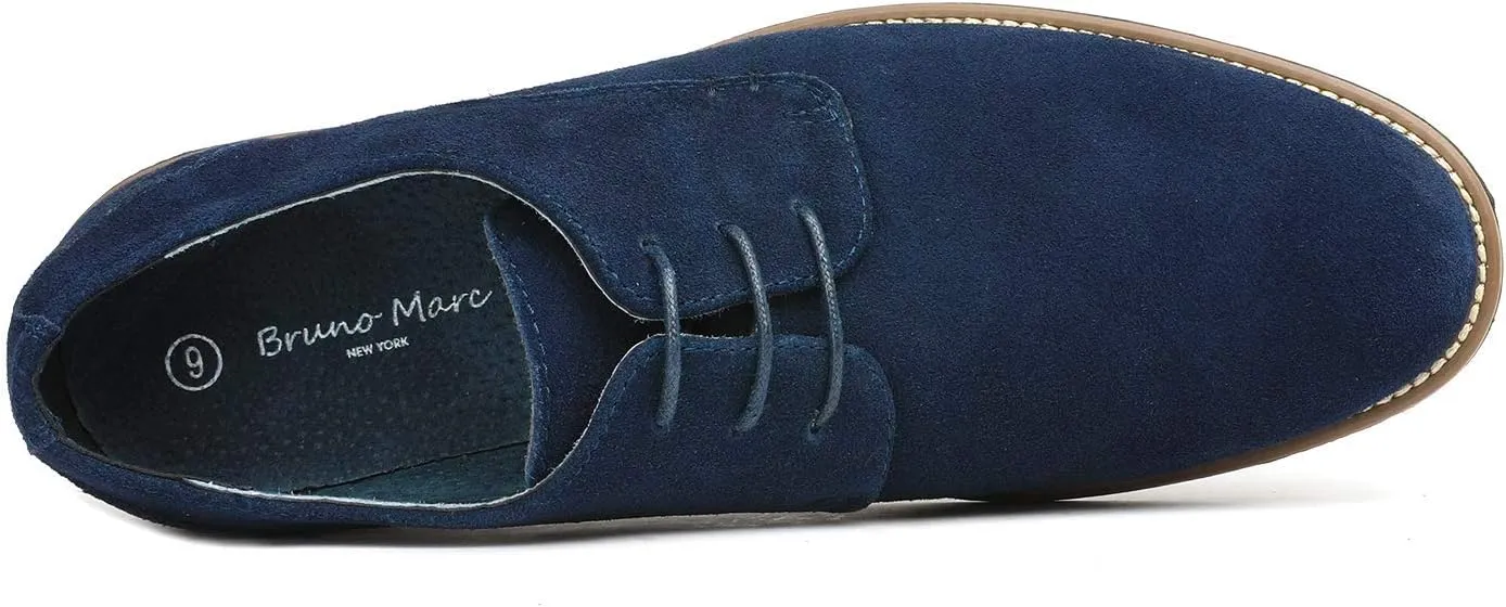 Bruno Marc Men's Urban Suede Leather Lace Up Oxfords Shoes