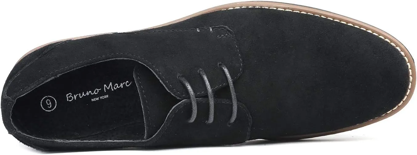 Bruno Marc Men's Urban Suede Leather Lace Up Oxfords Shoes