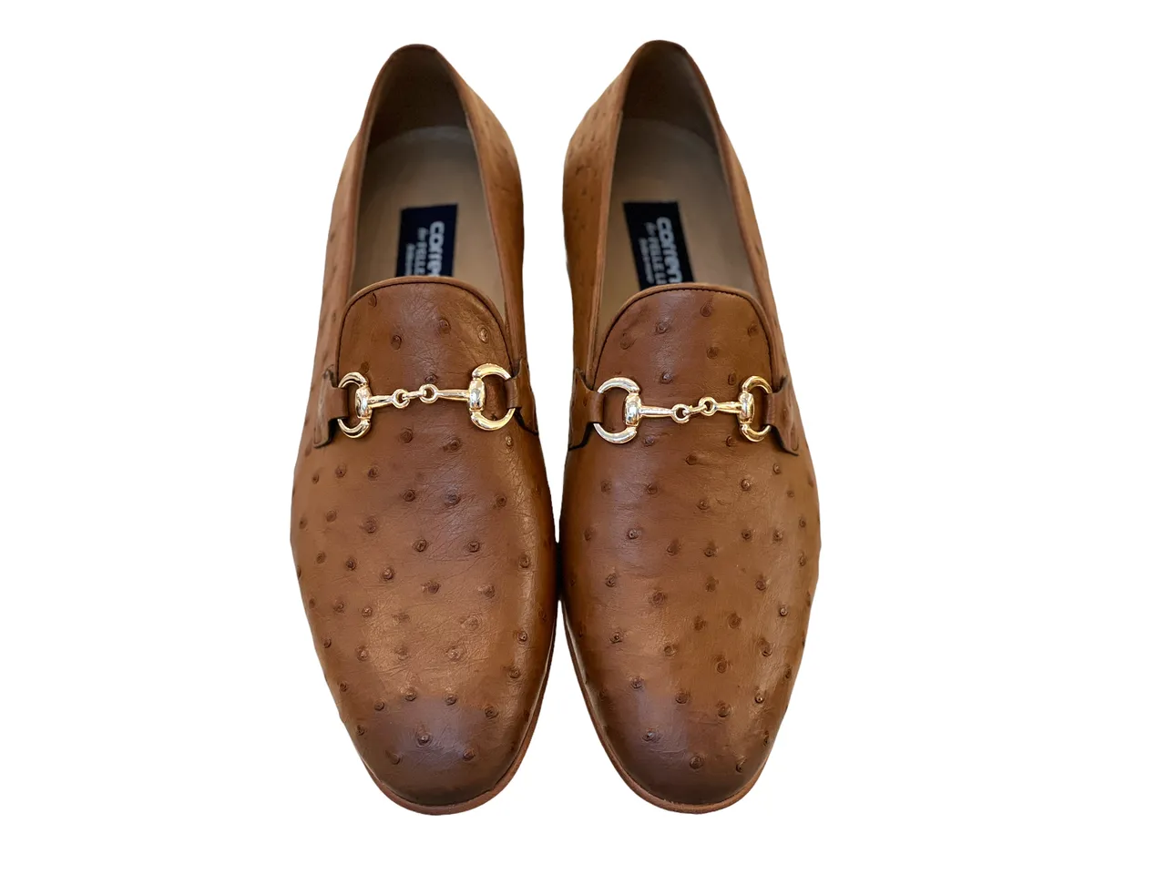 C02203- 5405 Genuine Ostrich- Tan
