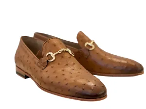 C02203- 5405 Genuine Ostrich- Tan
