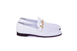 C02205- 5405 Genuine Ostrich- White