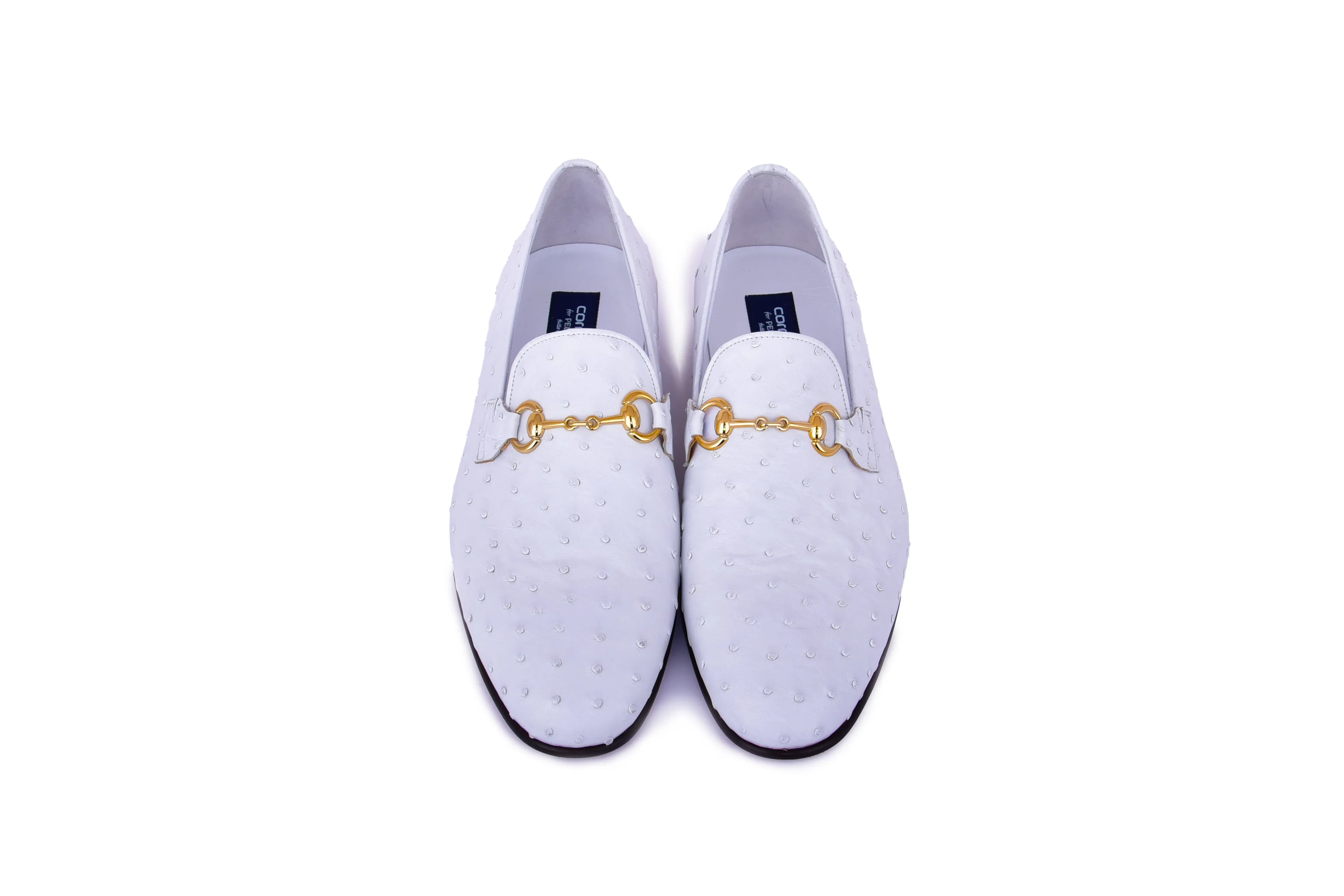 C02205- 5405 Genuine Ostrich- White