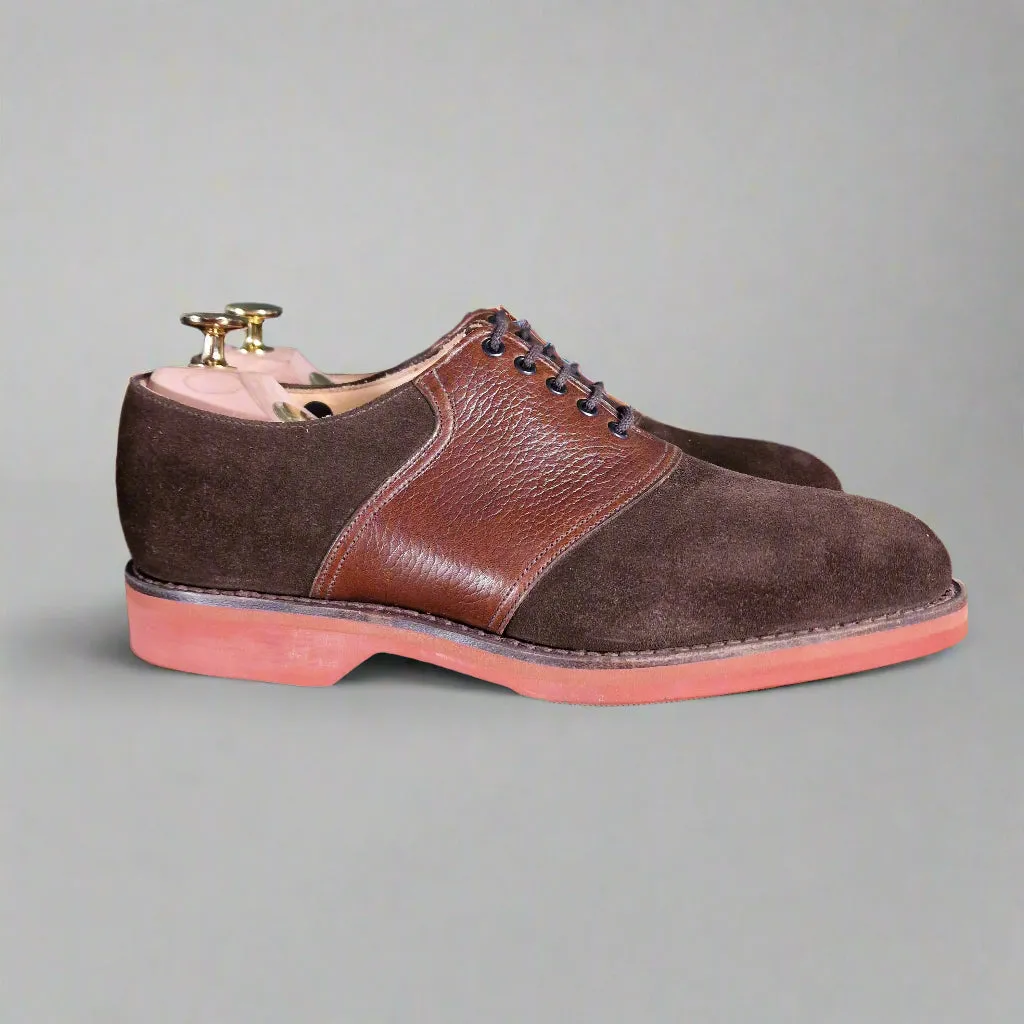 Cannock Dark Brown Suede & Grain (6F) Crockett & Jones