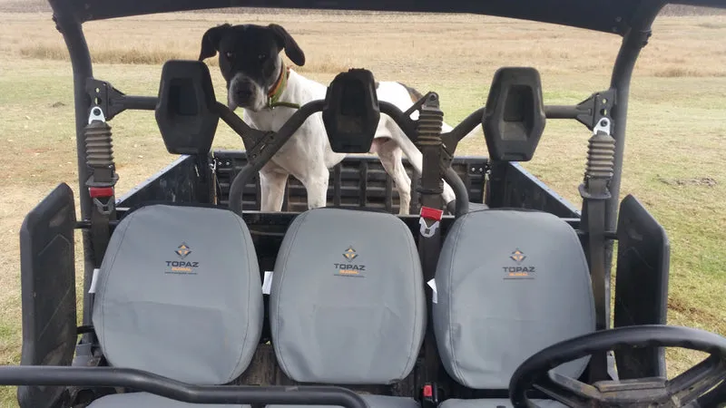 Canvas UTV Seat Cover Suits Kawasaki KAF950G Mule 3000 & 4000 Series Trans Front Bench K748Q