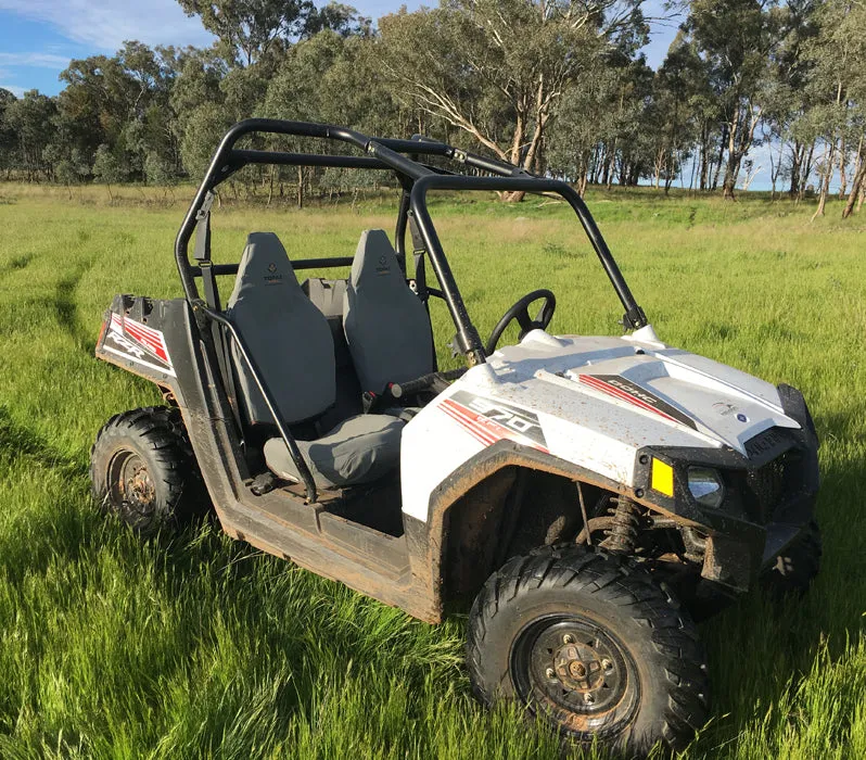 Canvas UTV Seat Cover Suits Kawasaki KAF950G Mule 3000 & 4000 Series Trans Front Bench K748Q