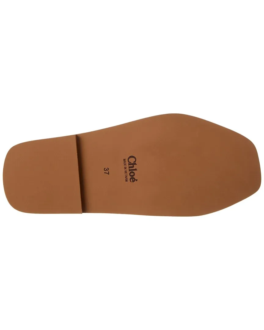 Chloé Woody Canvas Slide