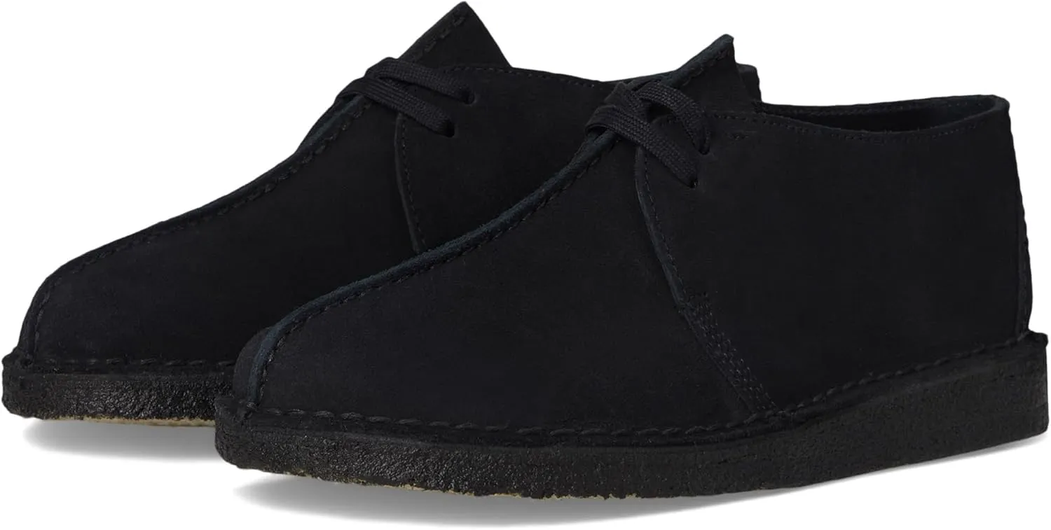 Clarks Men's Desert Trek Oxford, Black Suede, 11