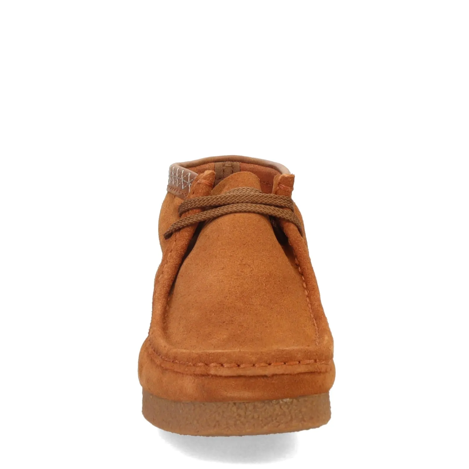 Clarks mens Shacre Oxford Boot, Tan Suede, 10.5 US