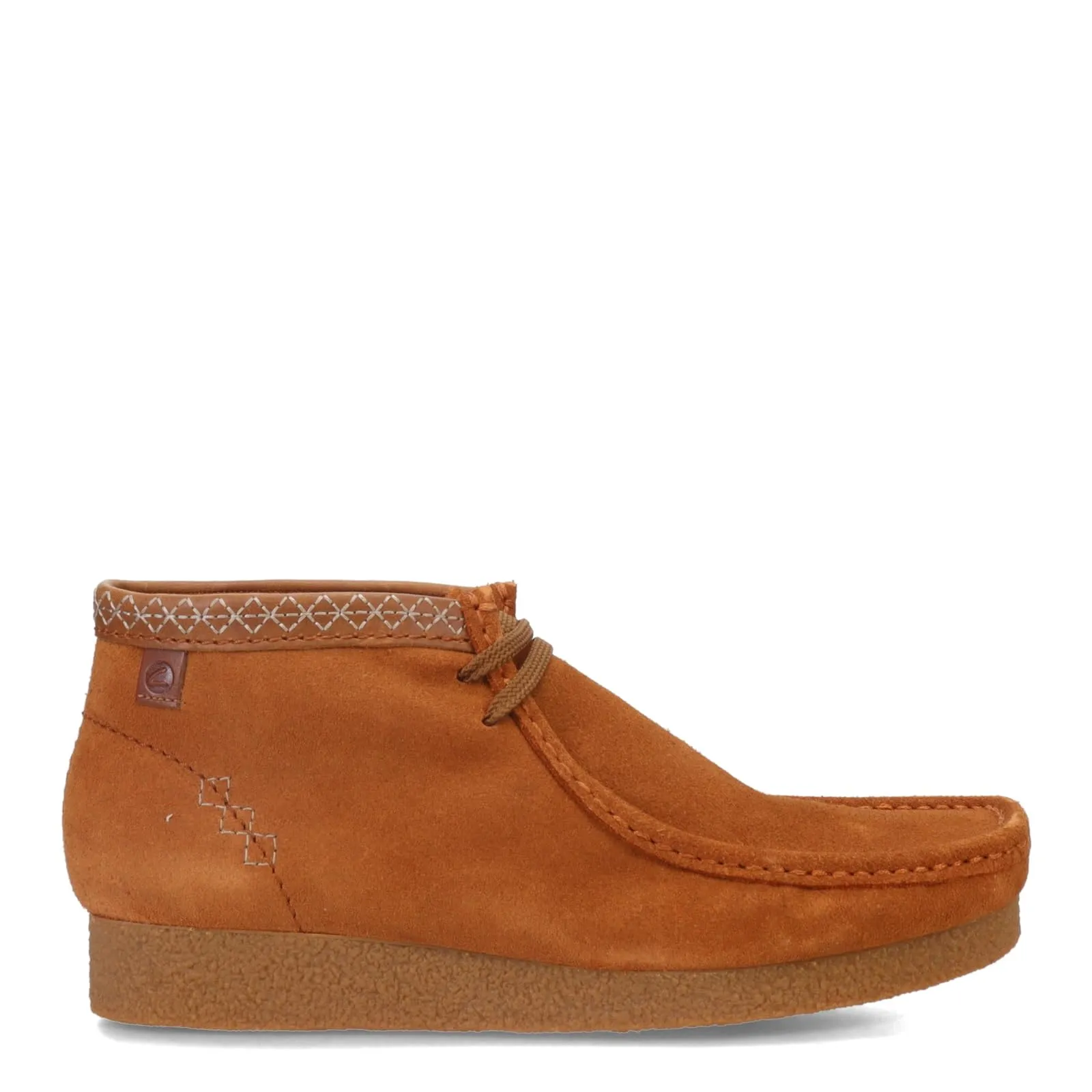Clarks mens Shacre Oxford Boot, Tan Suede, 10.5 US