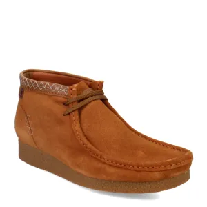 Clarks mens Shacre Oxford Boot, Tan Suede, 10.5 US