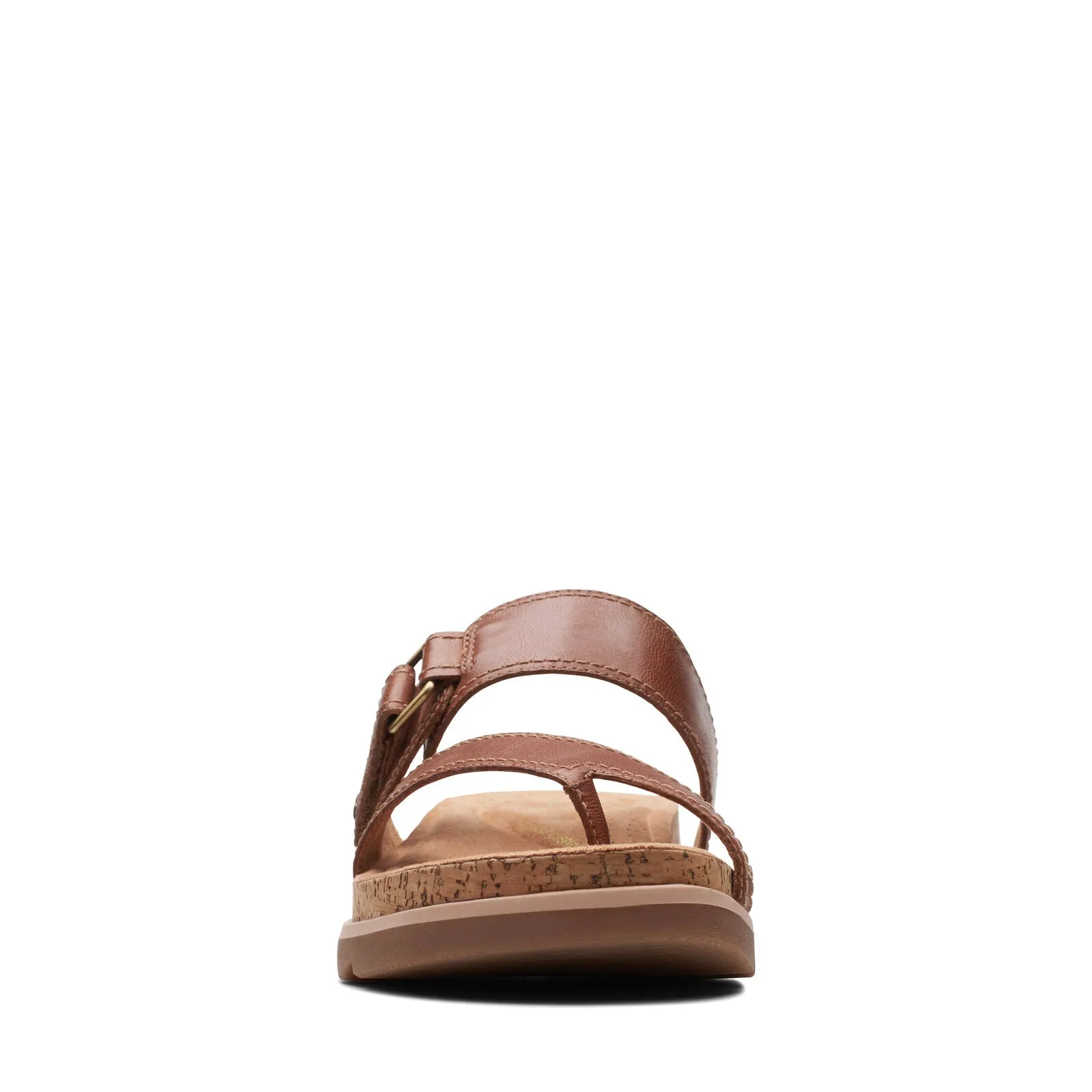 CLARKS Women Yacht Beach Shoes Tan Leather