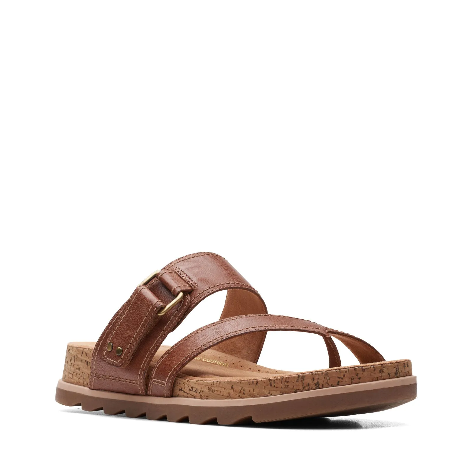 CLARKS Women Yacht Beach Shoes Tan Leather