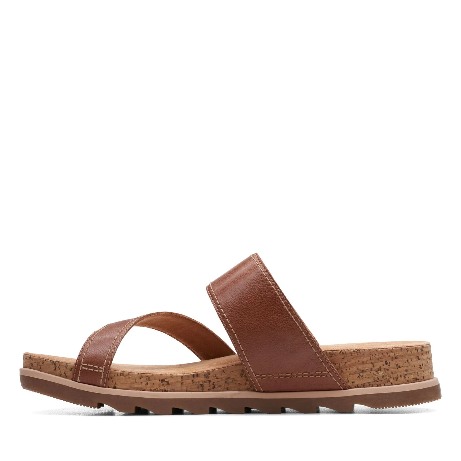 CLARKS Women Yacht Beach Shoes Tan Leather