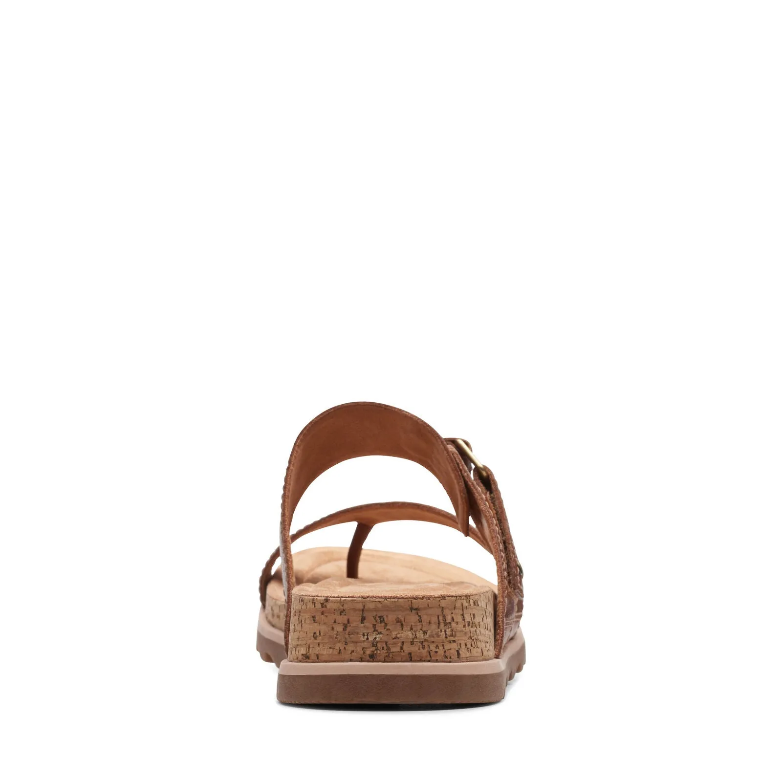CLARKS Women Yacht Beach Shoes Tan Leather