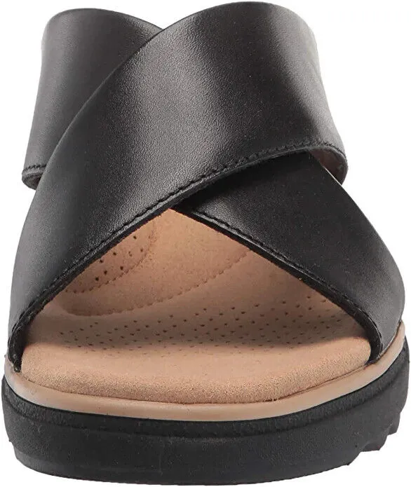 Clarks Women's Jillian Gem Black Leather 26157585